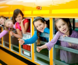 Kids going back to school